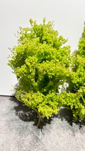Ultra Realistische modelbouw bomen H0, N, TT - eigen productie - 模型火車風景 (5) - 春天的绿色光 #1.0