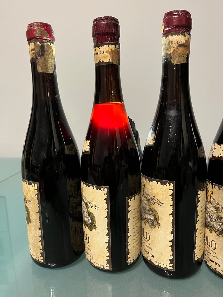 1967 Borgogno Enrico & Lodovico - Barolo - 4 Bouteilles (0,72 L) #4.3