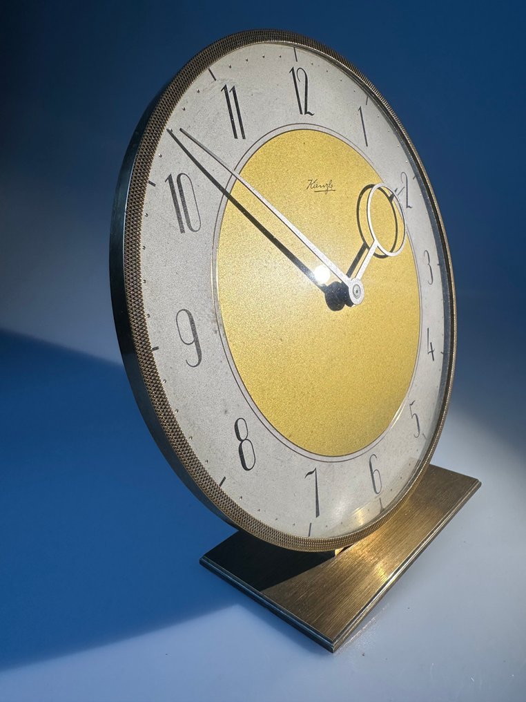 座鐘 - Kienzle -  包浩斯 黃銅, 玻璃 - 1930-1940, 1920-1930 #2.1