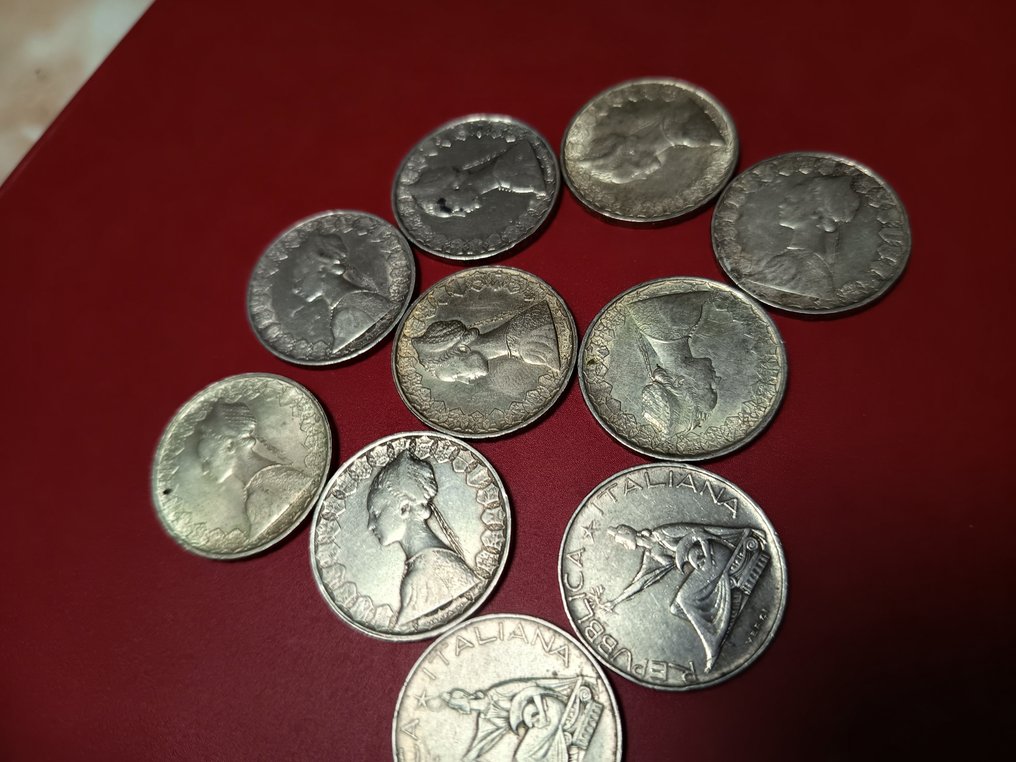 Ιταλία, Δημοκρατία 500 Lire argento (20 monete)  (χωρίς τιμή ασφαλείας) #4.3