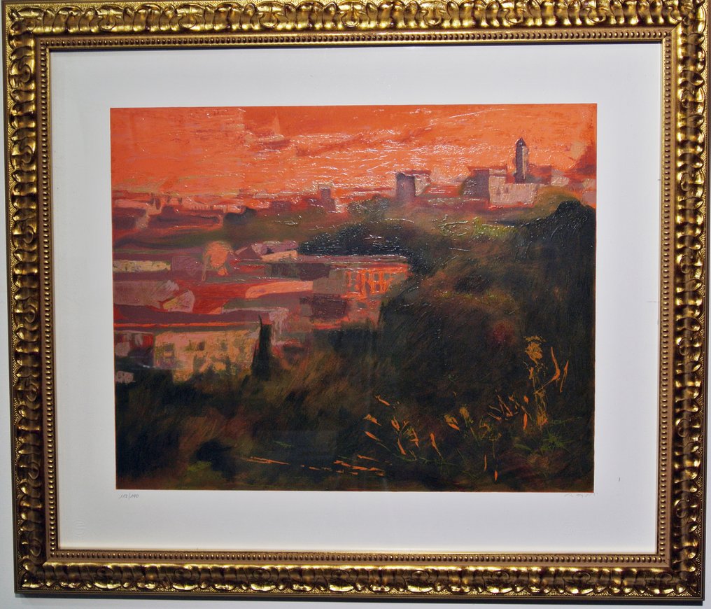 Ugo Attardi (1923-2006) - Paesaggio romano #1.0