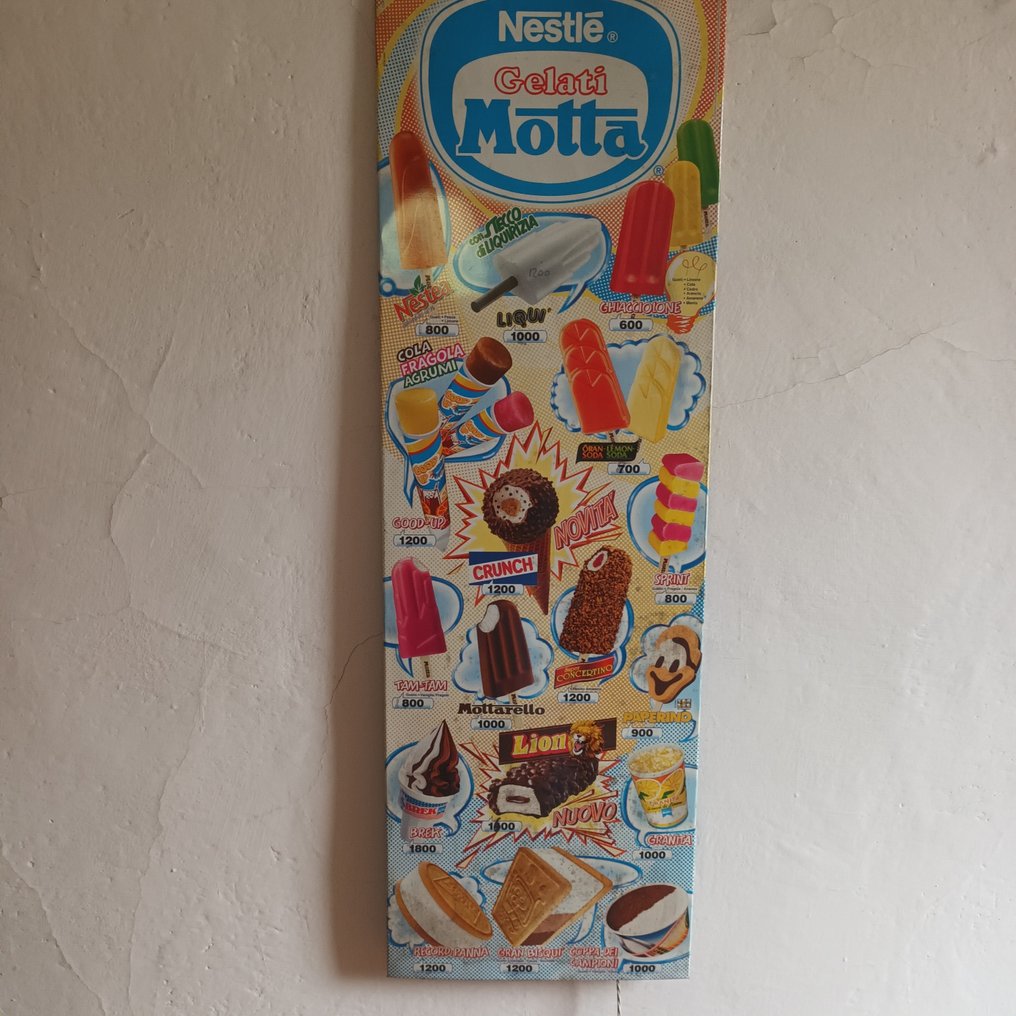 CGP PARMA - Gelati Motta - Διαφημιστική πινακίδα - small sheet metal #1.0