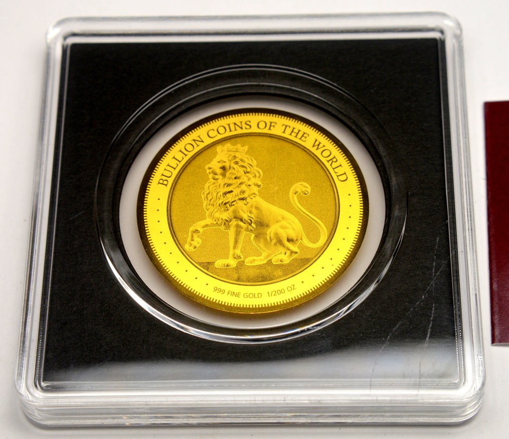 Tsjaad. 5000 Francs 2023 English Lion - Bullion Coins of the World - 1/200oz (.999)  (Zonder minimumprijs) #1.0