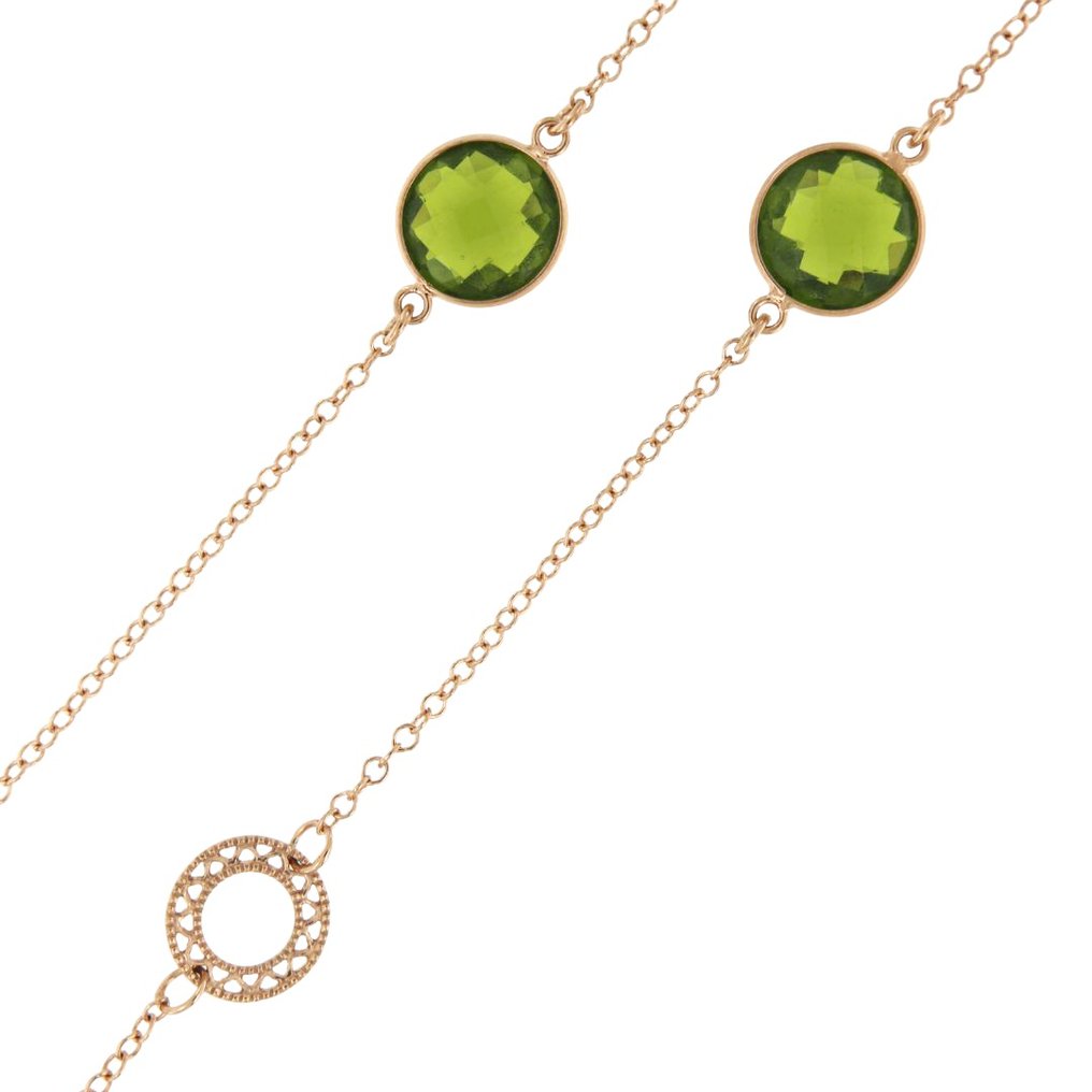 Senza prezzo di riserva - Zoccai - Collana Argento - Pietre Semi-Preziose #2.1