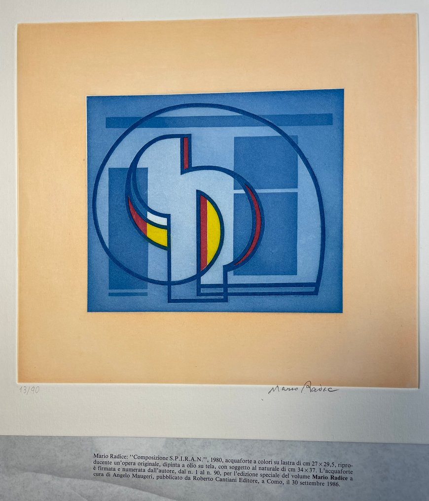 Mario Radice (1898-1987) - Composizione S.P.I.R.A.N. #4.3