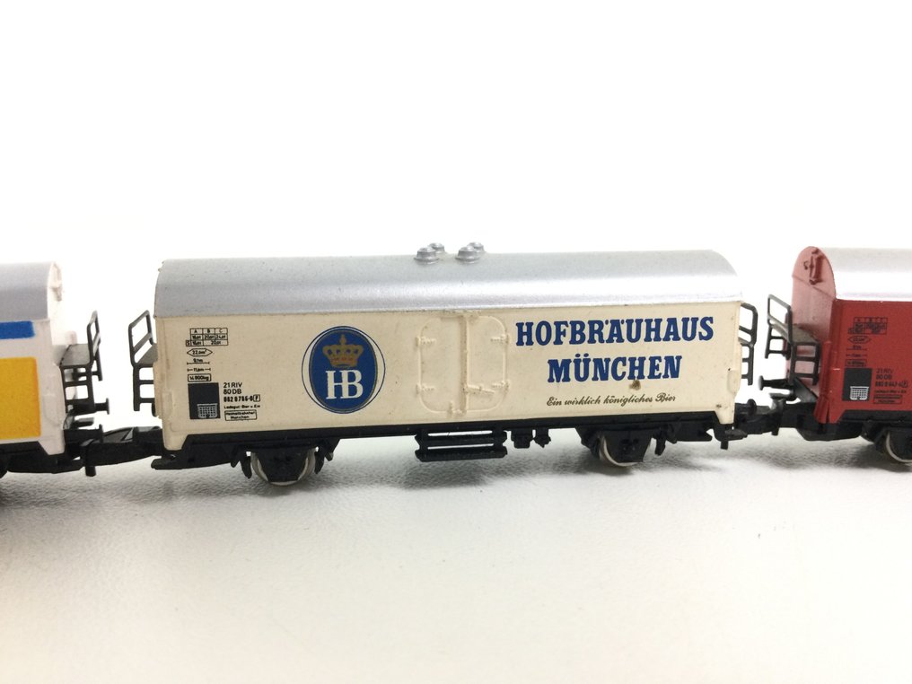 Märklin Z - 86.. - 模型貨運火車 (10) - Tien koel啤酒车 - DB #4.3