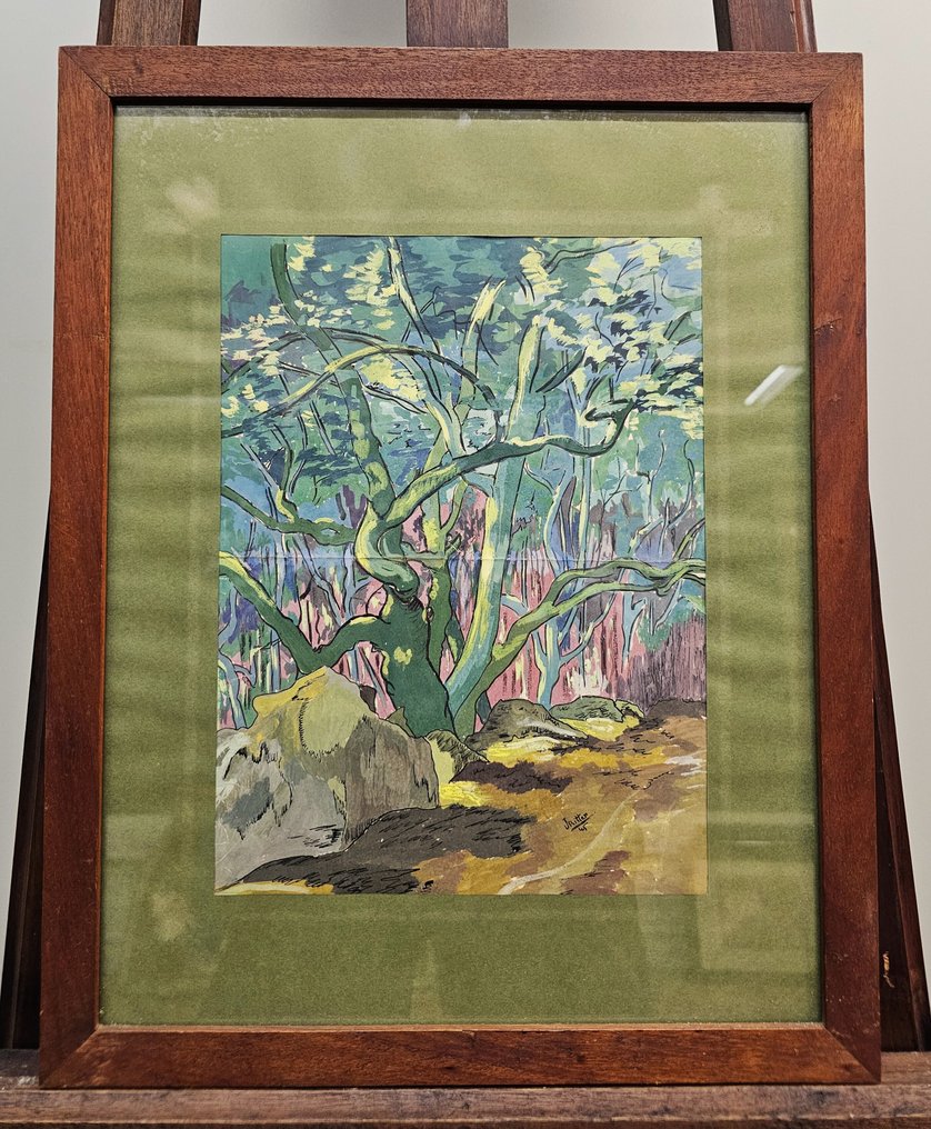 J. Ritter (XIX-XX) - NO RESERVE -  Trees in inner Vibration #2.1