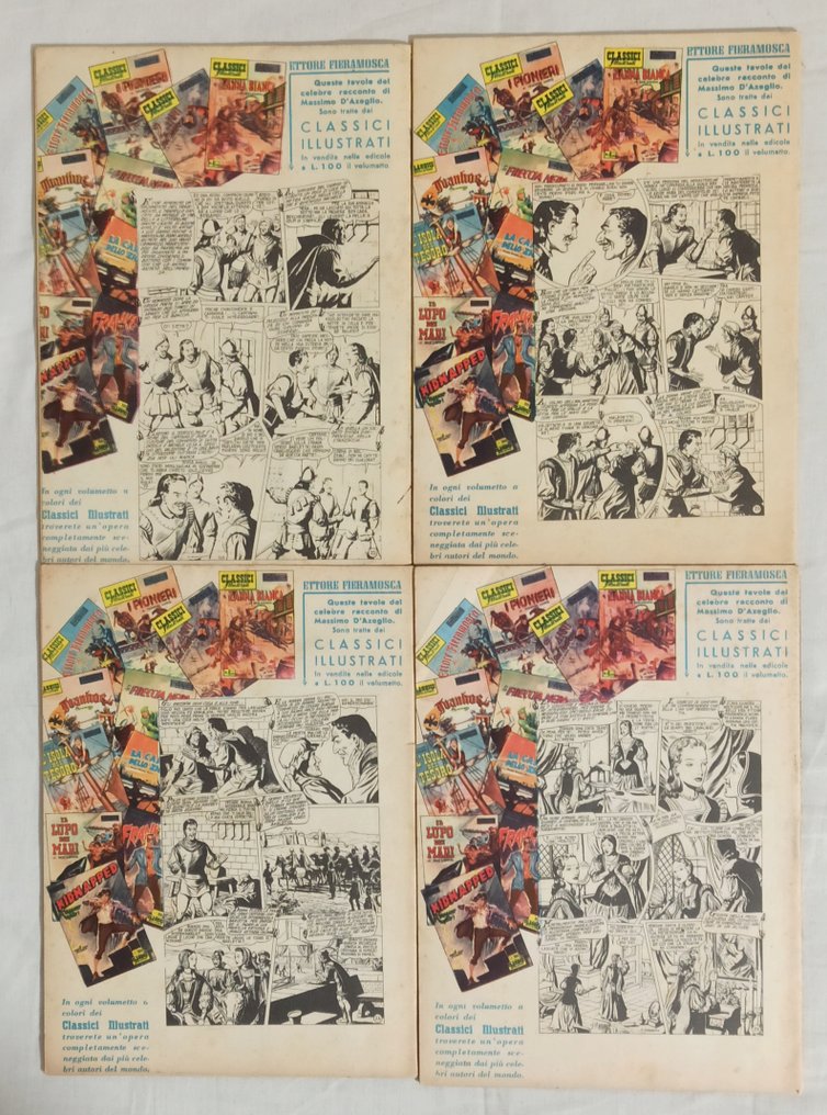 Albi d'Oro Capitan Miki e Tawega il moicano n.1/7 - Terza serie originale completa - 7 Complete series - First edition - 1954 #3.2