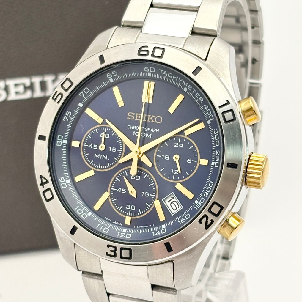 Seiko - Chronograph Tachymeter - Nincs minimálár - 6T63-00E0 - Férfi - 2000-2010  #1.0