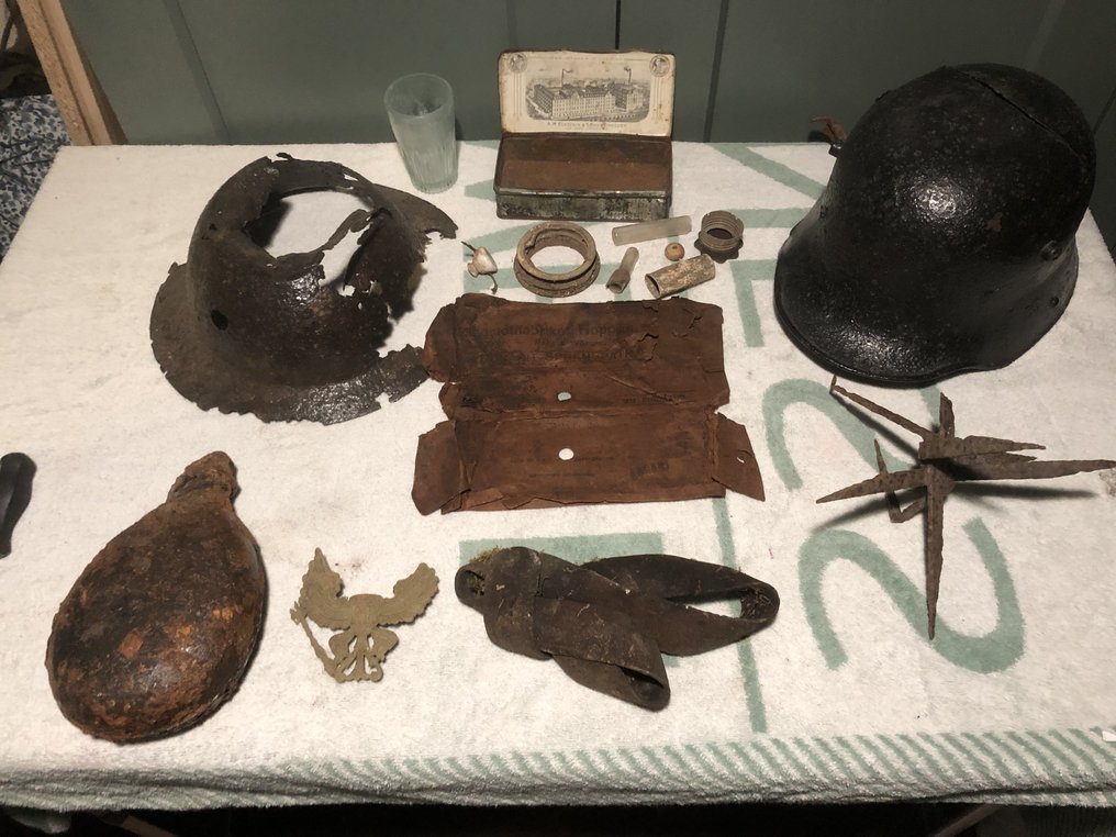 Γερμανία - Συλλογή Αντικειμένων από τα Μέτωπα του Πρώτου Παγκοσμίου Πολέμου Γερμανικών και Συμμαχικών - Στρατιωτικά αξεσουάρ #1.0