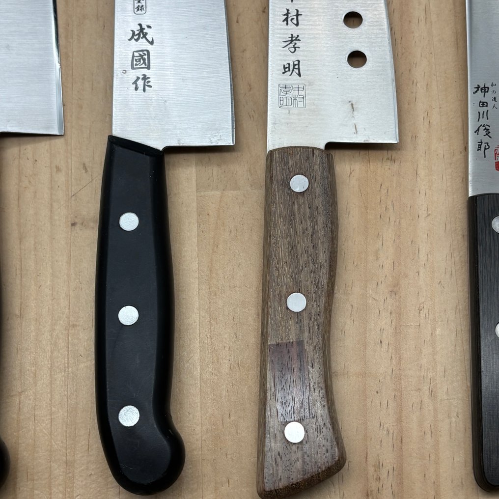 Japanese  knives set Santoku  petty  CA217 - Μαχαίρι κουζίνας - Χάλυβας - Ιαπωνία #4.3