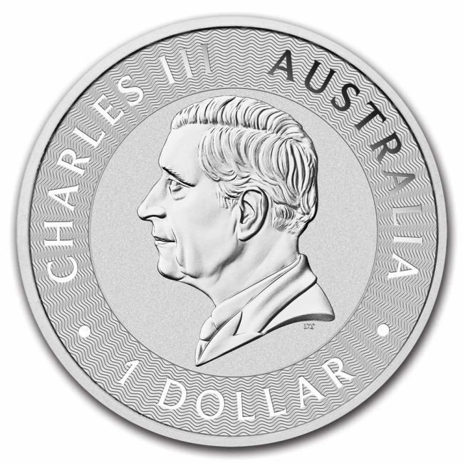 澳大利亞. 1 Dollar 25 x 2025 1 oz $1 AUD Australian Silver Kangaroo Coin BU (In Tube) #2.1