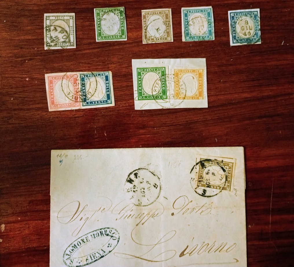 意大利古城邦-撒丁岛 1861/1863 - 意大利-撒丁岛 - Sassone #1.0