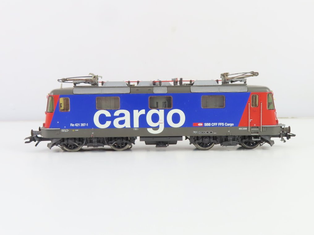 Märklin H0 - 37345 - Ηλεκτροκίνητη ατμομηχανή (1) - Re 421 σε χρωματισμό Cargo, ψηφιακό - SBB #1.0
