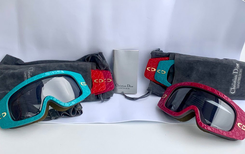 Christian Dior - Lotto venduto in coppia di 2 mascherine da SCI LADY GAGA - Γυαλιά ηλίου #1.0