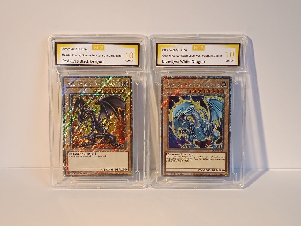Konami - 5 Card - Yu-Gi-Oh! - 5 Quarter Century Stampede graded cards! (Yugioh) #1.0