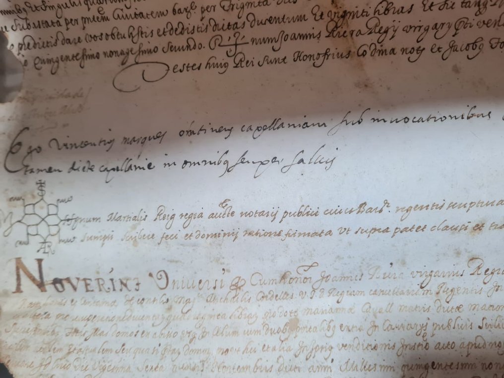 desconocido - Manuscrito jurídico notarial en latín (s. XVII–XVIII) - 1650 #4.3