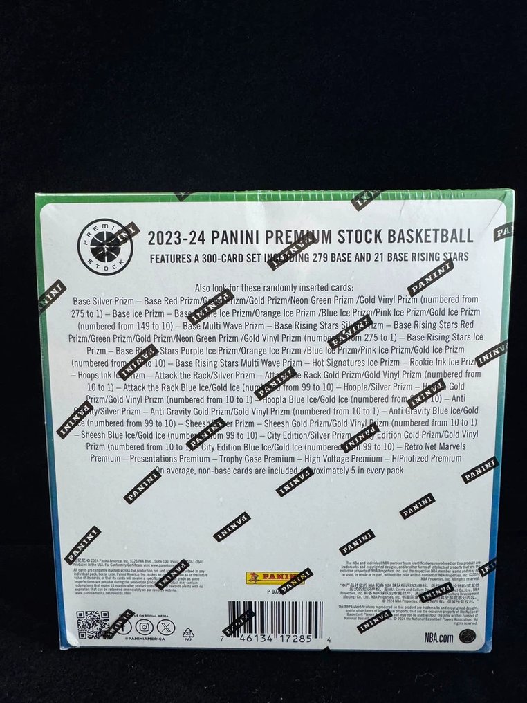 2023/24 帕尼尼 Premium Stock Luka Doncic, Stephen Curry 亲笔签名卡 Box - 近全新（NM） #1.0