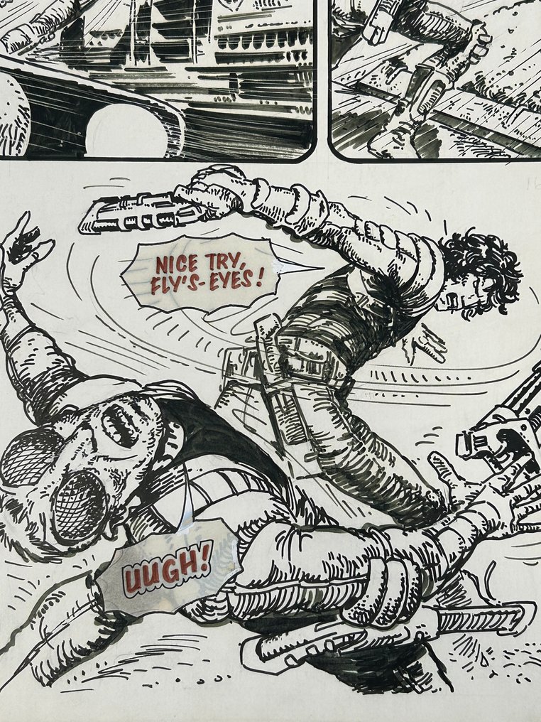 Ezquerra, Carlos - 1 Original page - Strontium Dog - Journey Into Hell- Prog 104- Page 3 - 1979 #1.0