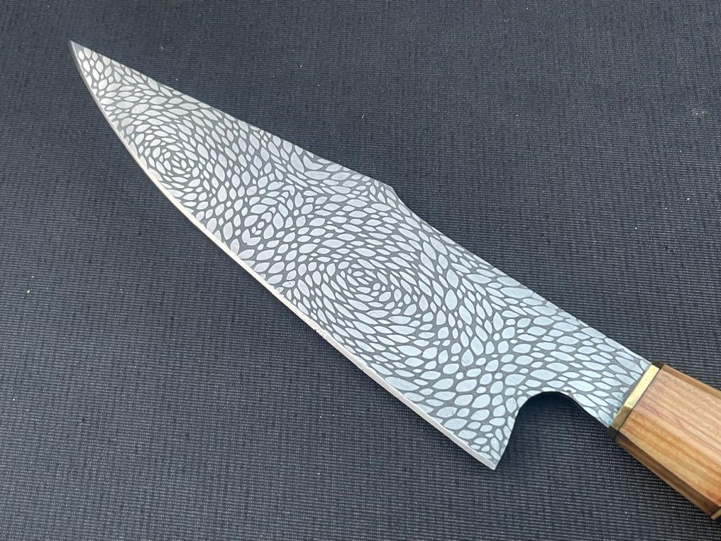 Custom Craft Knife - R540 - 餐刀 - 木, 钢 #2.1