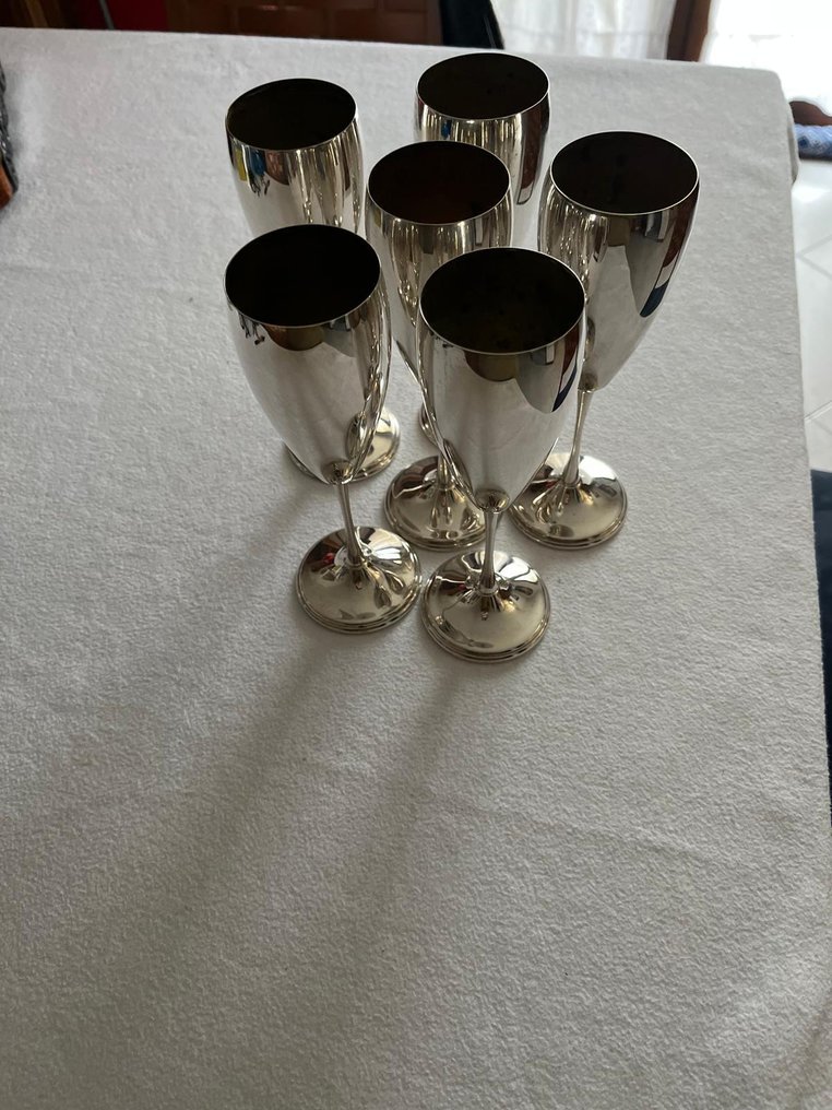 Drinkservies (6) - Zilver - Zilveren bekers #1.0