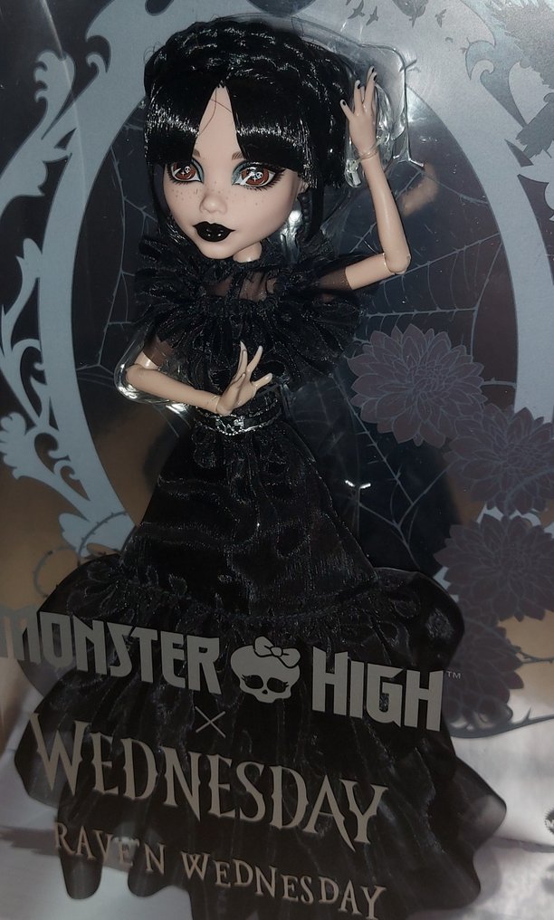 Mattel  - Barbie doll Poupée Monster High:WEDNESDAY "Rave'n Wednesday",2024,NEUVE - 2020+ #3.2