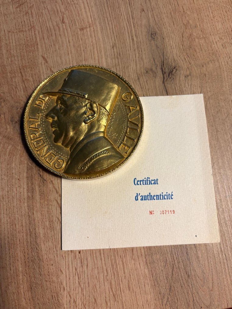Γαλλία. Medal Mémorial du Général de Gaulle De Jaeger  (χωρίς τιμή ασφαλείας) #1.0