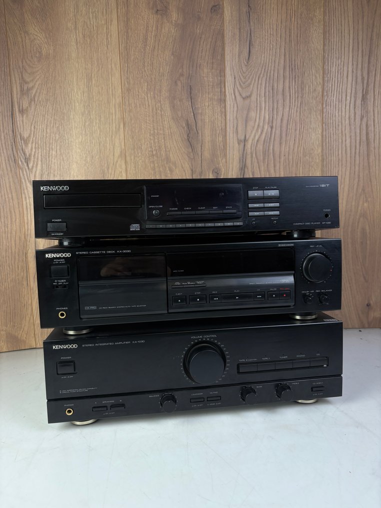Kenwood - Amplificatore KA-1030 - Lettore cassette KX-3030 - Lettore CD DP-1080 Set stereo #1.0