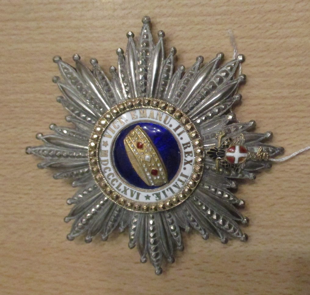 Ιταλία - Army/Infantry - Στρατιωτικό μετάλλιο - Ιταλία πλάκα Μεγάλου Σταυρού του Τάγματος του Στέμματος #2.1