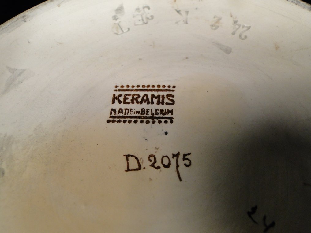Boch Frères - Charles Catteau - Maljakko  - Keraaminen - cache pot #4.3