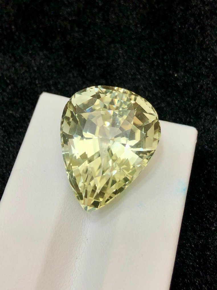 沒有保留價 - 1 pcs 黃色, 綠色 鋰輝石 - 39.67 ct - 國際有色寶石協會 (ICA GemLab) - 鋰輝石 #4.3