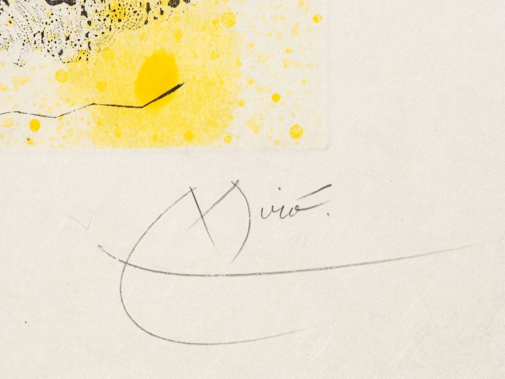 Joan Miro (1893-1983) - Passacaille - 1968 Signed etching #2.1