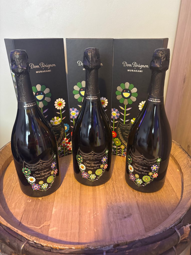 2015 Dom Pérignon, Murakami Limited Edition - Champagne Brut - 3 Pullot (0.7 L) #1.0