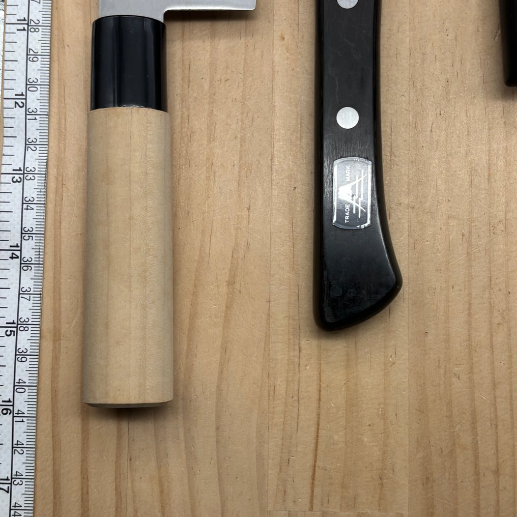 Japanese  knives set Long Nakri  Santoku  CA213 - Μαχαίρι κουζίνας -  Χάλυβας - Χάλυβας - Ιαπωνία #3.2