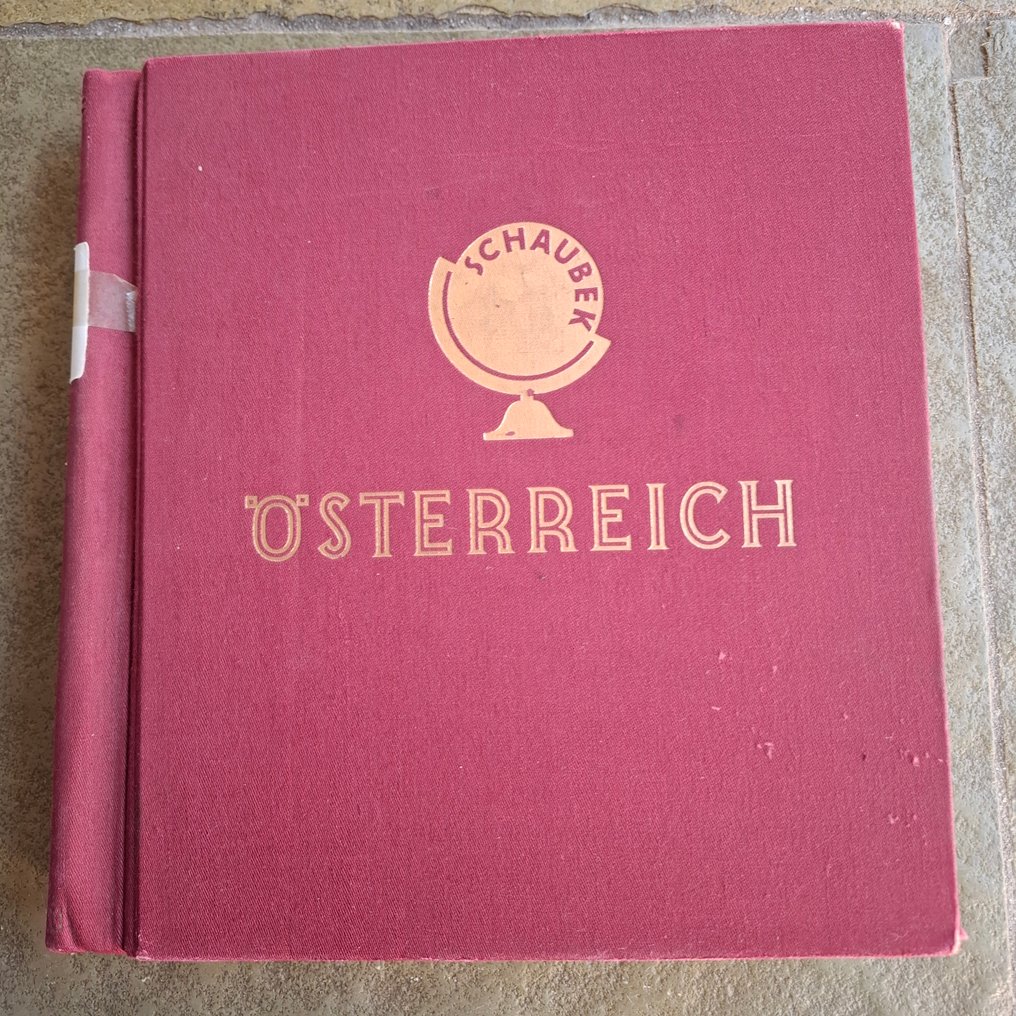 Αυστρία 1945/1983 - Άλλη συλλογή γραμματοσήμων και ταχυδρομικών ετικετών αεροπορικής, χρησιμοποιημένα, σε Schaubek #1.0