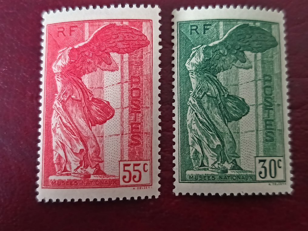 法国 1937 - 卢浮宫博物馆对新款奢华胜利女神像的收藏 #1.0