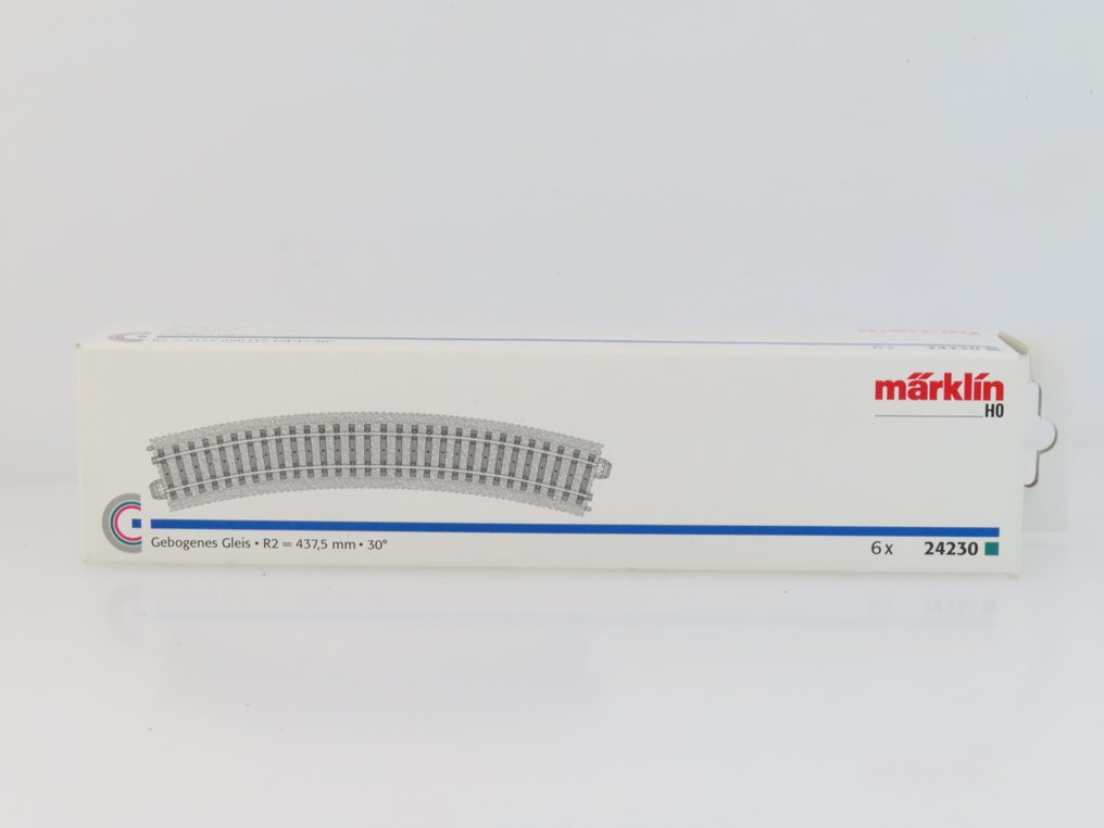 Märklin H0轨 - 24230 - 模型火车车轨 (24) - 24件套轨钩配弯曲轨件,C-rail #4.3