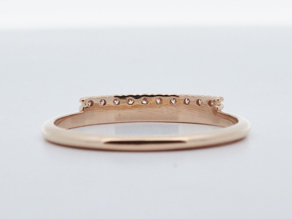 沒有保留價 - 戒指 - 14 克拉 黃金 -  0.07ct. tw. 鉆石 (天然彩色) #3.2