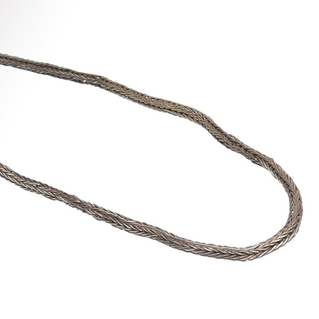 Réplika de un antiguo romano Plata Collar de cadena #1.0