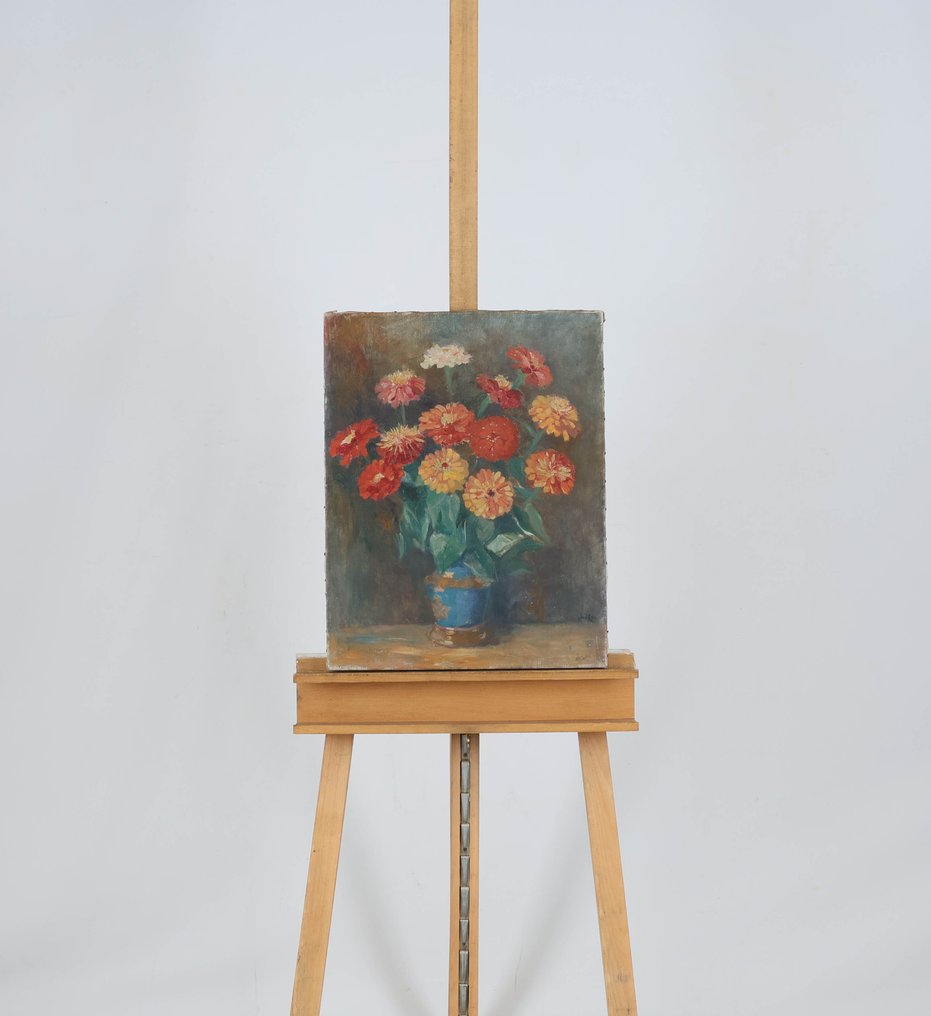 Abraham van der Zee (1882-1958) - Bloemstilleven #1.0