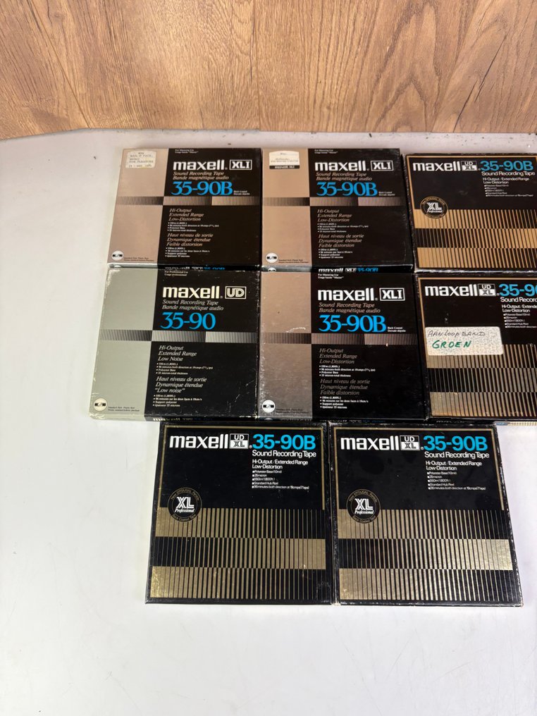 Maxell - 35-90 - Professional Tape - 18 cm reels with tape - 1980 #1.0