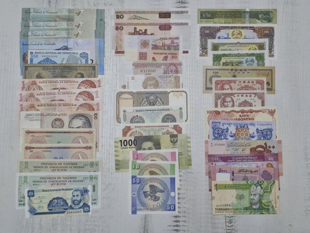 Maailma. - 126 banknotes - various dates (Ei pohjahintaa) #4.3