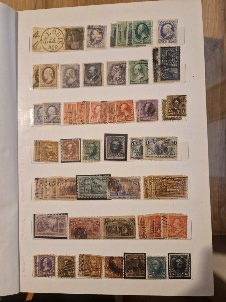 Ηνωμένες Πολιτείες 1870/1922 - Ηνωμένες Πολιτείες. Μεγάλη συλλογή από μεταχειρισμένα γραμματόσημα της περιόδου 1870/1992, #1.0