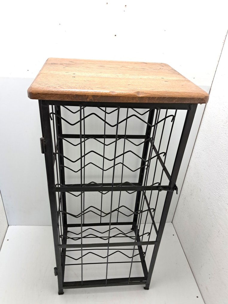 Ράφι κρασιού - Χάλυβας, Ξύλο - 82 cm 10 kg #3.2