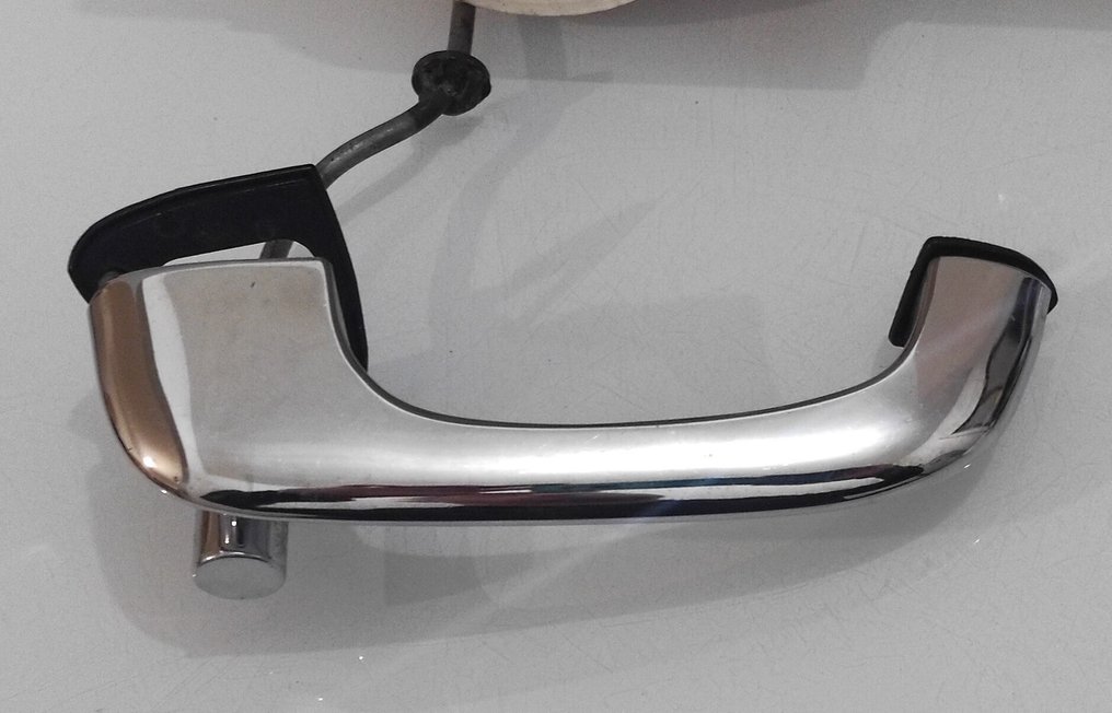 Door handle - Vintage car Door Handle - Maniglia esterna porta con tasto #4.3