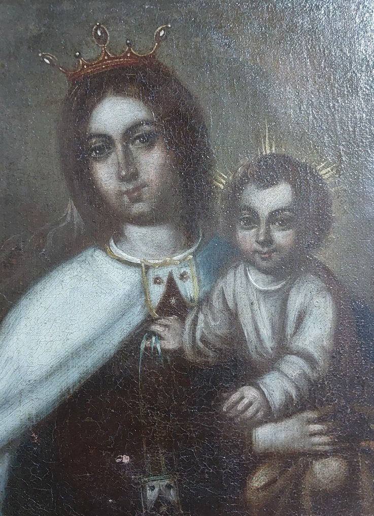 Escuela sevillana (XVIII) - Virgen del Carmen #1.0