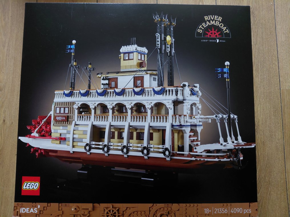 LEGO Set - 21356 - Ideas (CUUSOO) - River Steamboat #1.0