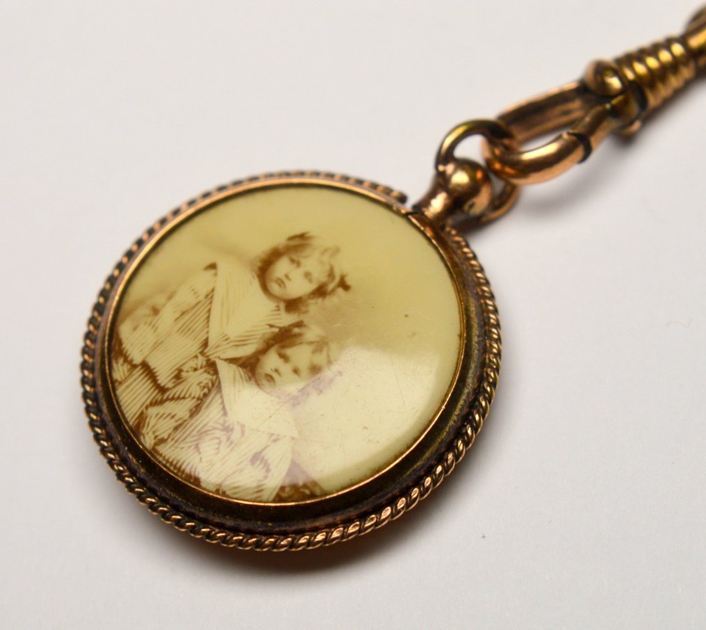 800 Sølv - Kæde - Lommeur-fob #1.0