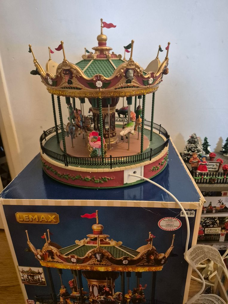 lemax carrousel , tuin en huizen - Christmas decoration Lemax (4) - Ceramic #3.2