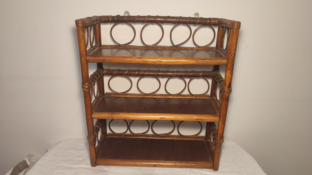 Bibliothèque - Étagère - 书柜 - 木, 竹, 藤, 藤编 #1.0